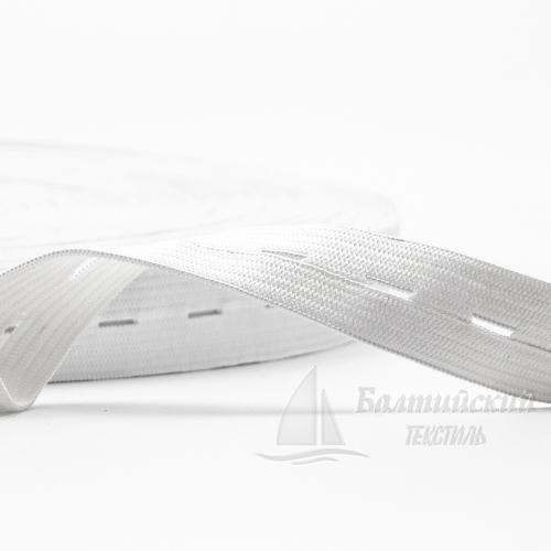 Резинка перфорированная 20мм белая