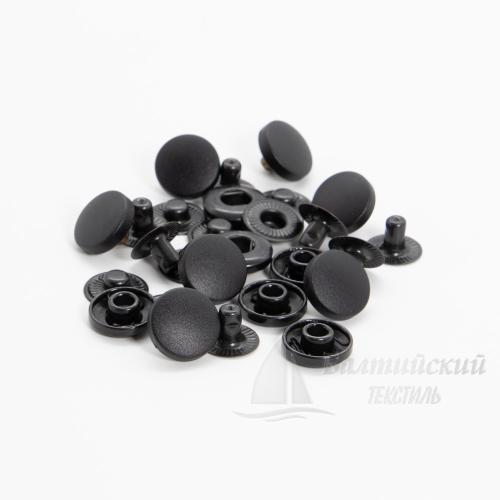 Кнопка 15мм пружина (Альфа) обрезиненная шляпка