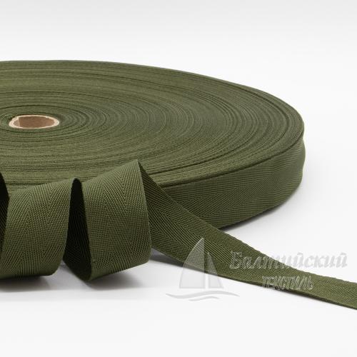 Лента ранцевая 25мм ёлочка 7,7г хаки (уп.100м). Цена от 8,22 р. в Уфе
