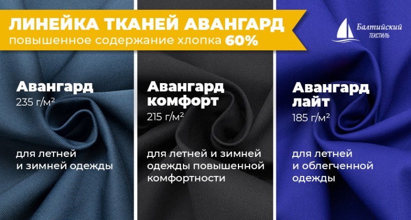 «Авангард» — ткани для специальной и корпоративной одежды