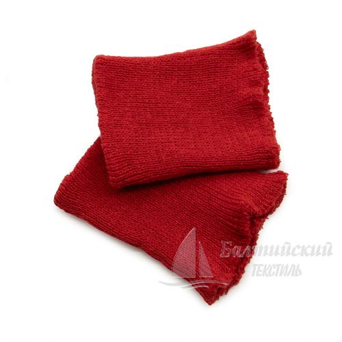 Манжеты трикотажные 7*8см смесовые бесшовные красные Манжеты трикотажные 7*8см смесовые бесшовные красные