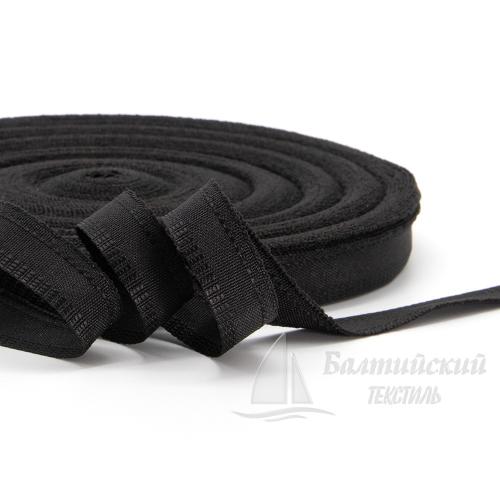 Лента брючная 15мм черная