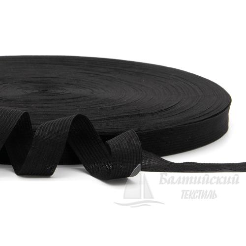 Тесьма окантовочная 18мм черная