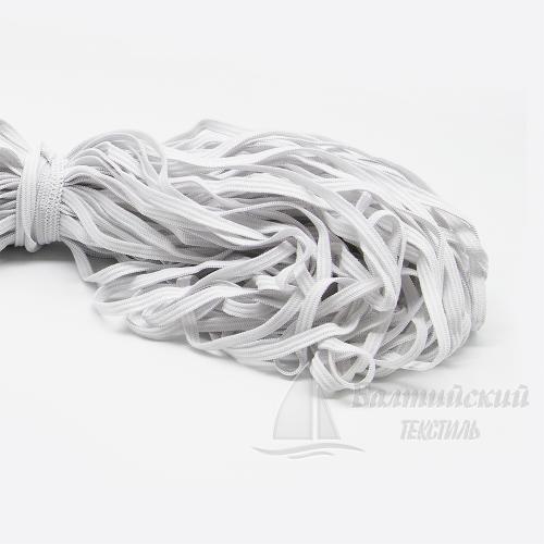 Резинка вязаная 3мм белая