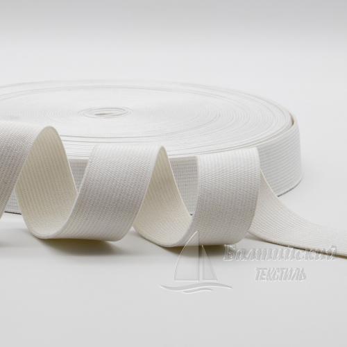 Резинка ткацкая 25мм белая БТ