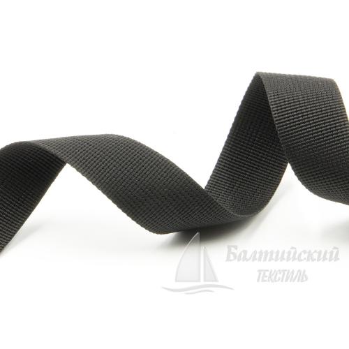 Лента репсовая полипропиленовая 25мм 12,5г черная
