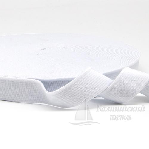 Резинка ткацкая 20мм белая БТ