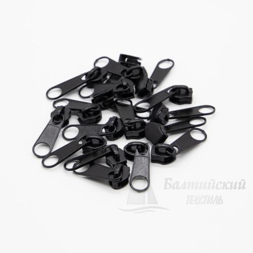 Бегунок для витой молнии Т5 галантерейный черный БТ Бегунок для витой молнии Т5 галантерейный черный БТ