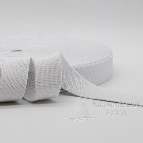 Резинка ткацкая 25мм белая