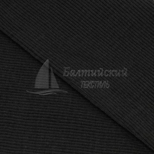 Полотно трикотажное "чулок" (70см) цв. черный