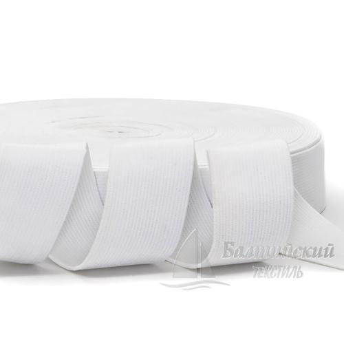 Резинка ткацкая 35мм белая РБ