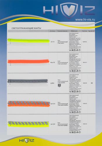 Образец Канты светоотражающие. Цена от 199.00 в Уфе