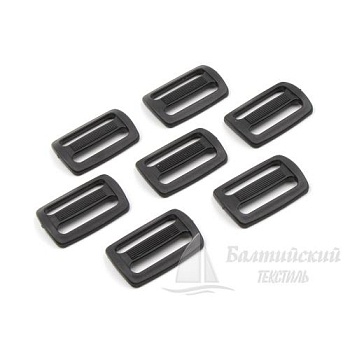 Пряжка 2 щели 30мм черная ПП. Цена от 2,38 р. в Уфе