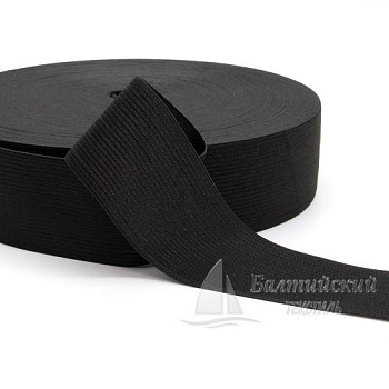 Резинка вязаная 50мм черная БТ. Цена от 14,44 р. в Уфе