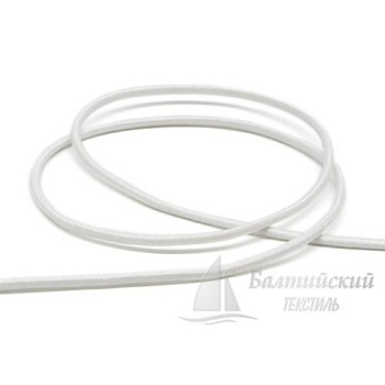 Шнур эластичный шляпный Д3мм белый. Цена от 3,81 р. в Уфе