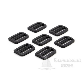 Пряжка 2 щели 30мм черная БТ (POM). Цена от 1,39 р. в Уфе