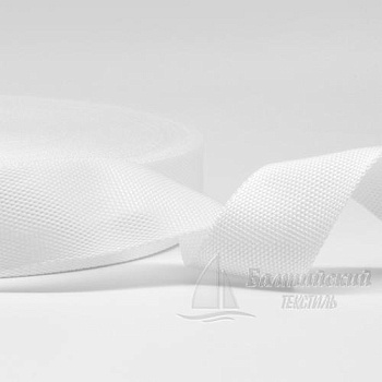 Тесьма стропольная 39мм белая. Цена от 8,05 р. в Уфе