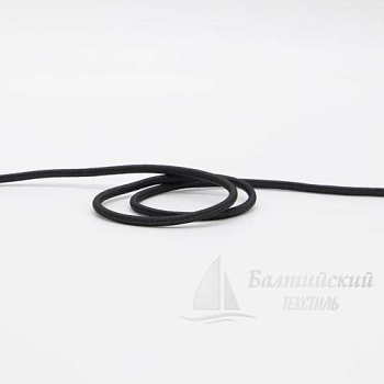 Шнур эластичный шляпный Д3мм черный БТ. Цена от 4,49 р. в Уфе