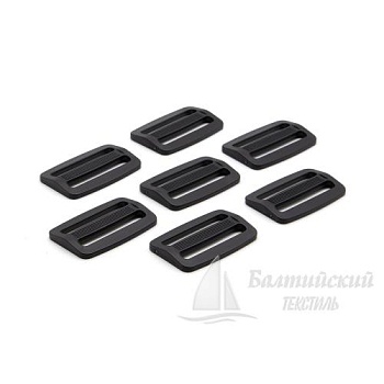 Пряжка 2 щели 40мм черная БТ (POM). Цена от 1,95 р. в Уфе