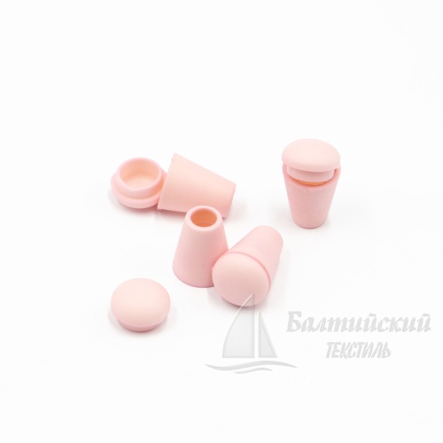 Наконечник колокольчик цветной #C513 розовый артикул ЦЦ36170. Цена от 0,29 р. в Уфе изображение 1