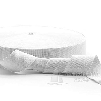 Резинка ткацкая 40мм белая РБ. Цена от 18,17 р. в Уфе