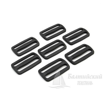 Пряжка 2 щели 50мм черная БТ (POM). Цена от 3,29 р. в Уфе