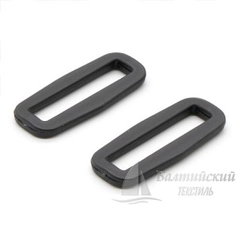 Рамка 1-щелевая 40мм черная (шлевка) ПП. Цена от 0,83 р. в Уфе