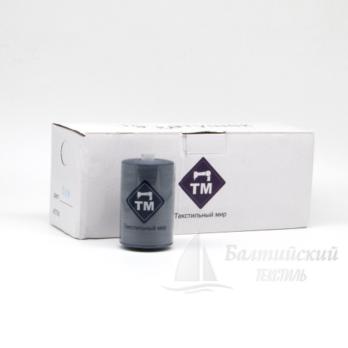 Нитки 45 (2500м) армированные ТМ #S509 серый артикул ЦА4231. Цена от 99 р. в Уфе изображение 