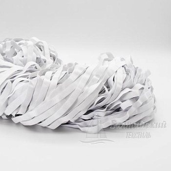 Резинка вязаная 10мм белая. Цена от 3,18 р. в Уфе