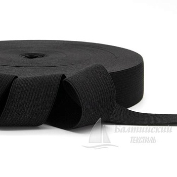 Резинка вязаная 35мм черная БТ. Цена от 7,97 р. в Уфе