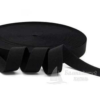 Резинка помочная 40мм черный БТ. Цена от 35,31 р. в Уфе