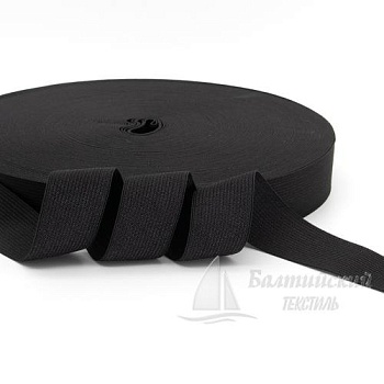 Резинка вязаная 30мм черная. Цена от 7,27 р. в Уфе