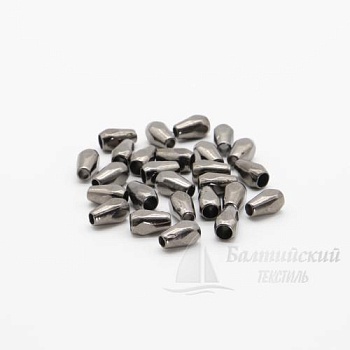 Наконечник цилиндр пластик черный никель (500/1000шт) БТ. Цена от 0,53 р. в Уфе