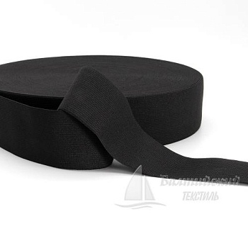 Резинка вязаная 50мм черная. Цена от 12,12 р. в Уфе