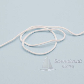 Шнур эластичный для масок Д2,8мм белый БТ. Цена от 1,83 р. в Уфе