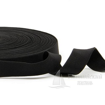 Резинка ткацкая 20мм черная РБ. Цена от 9,91 р. в Уфе