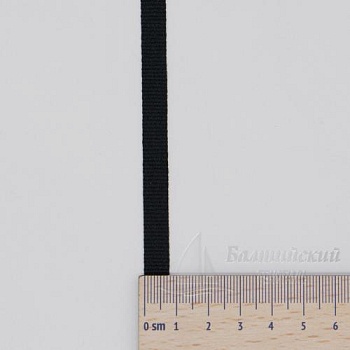 Тесьма вешалочная 7мм (4007) черная. Цена от 3,95 р. в Уфе