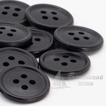 Пуговицы 20мм 4-х пр. черные/цветные (аминопласт). Цена от 1,31 р. в Уфе