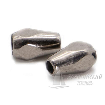 Наконечник цилиндр пластик черный никель (500/1000шт) БТ. Цена от 0,53 р. в Уфе