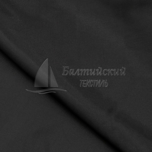 Ткань подкладочная "Твилл" №19-4007TPX черный (отрез 10м), артикул ЦМ04704. Цена от 892 р. в Уфе, изображение 1