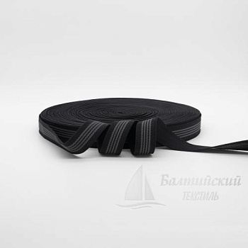 Резинка тканая 25мм с латексом черная. Цена от 23,76 р. в Уфе