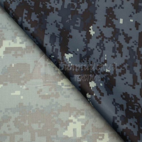 ОКСФОРД 210 ПУ1000 принт кмф #112-02 цифра серая (отрез 3м), артикул ЦМ04737. Цена от 406 р. в Уфе, изображение 1