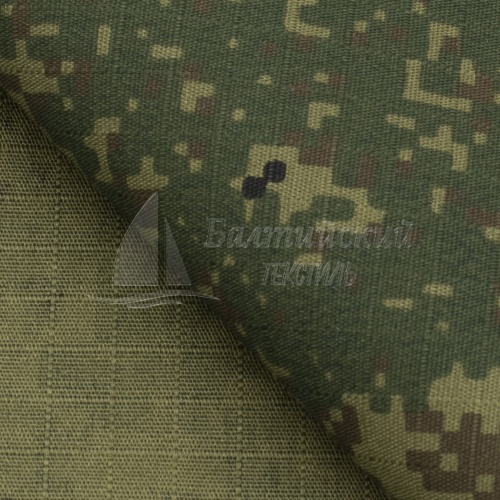 Темп-210 рип-стоп принт кмф #НО-7-01 цифра хаки (отрез 3м), артикул ЦМ07304. Цена от 895 р. в Уфе, изображение 
